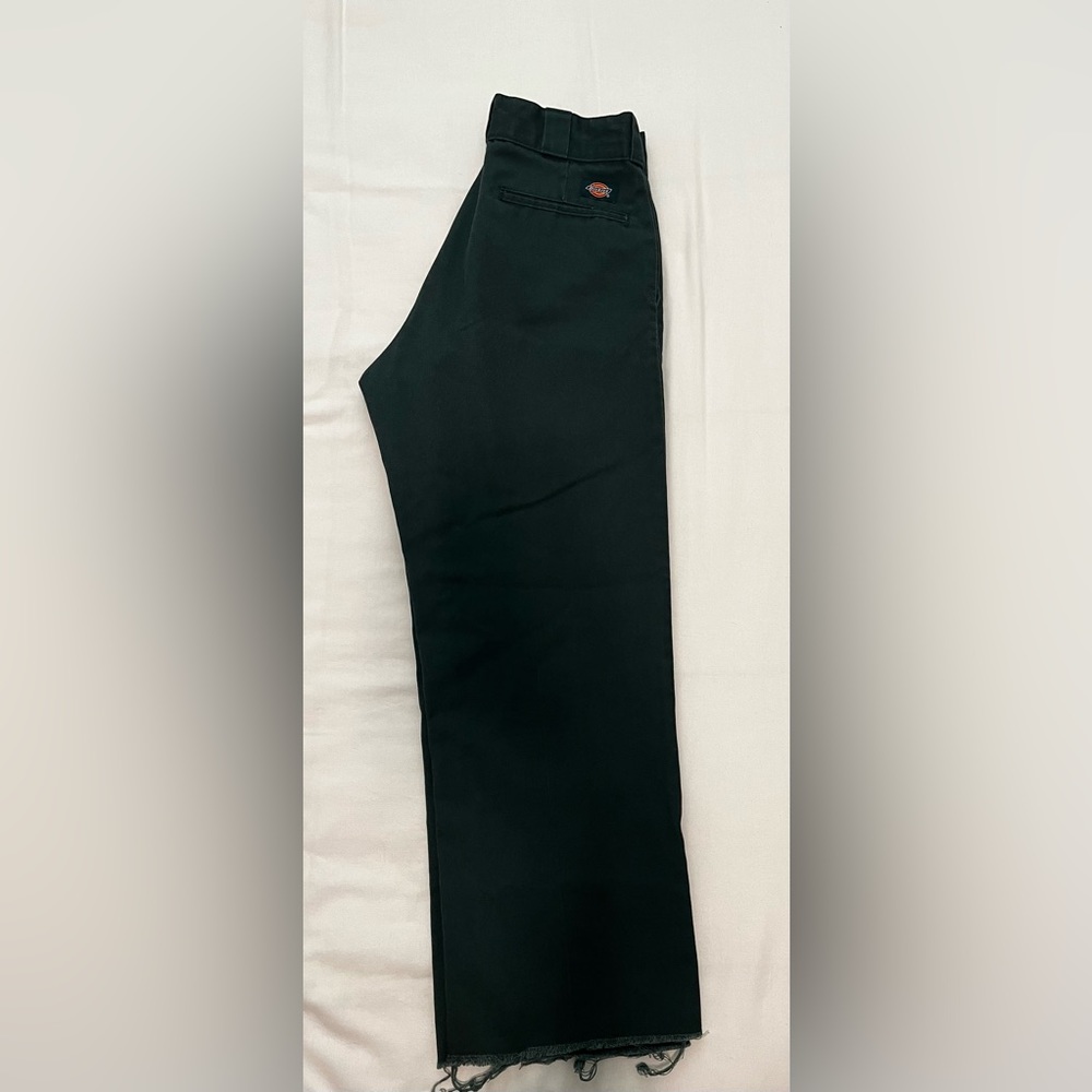 High waisted dark green dickies
